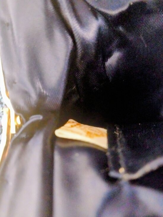 1950s Blue Glass Beaded Evening Purse Hong Kong Vintage Cocktail Bag - Picture 4 of 8